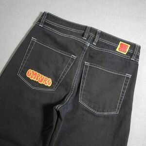Empyre Loose Fit Contrast Stitch Skate Denim Men Pants 30x27 Streetwear Skater